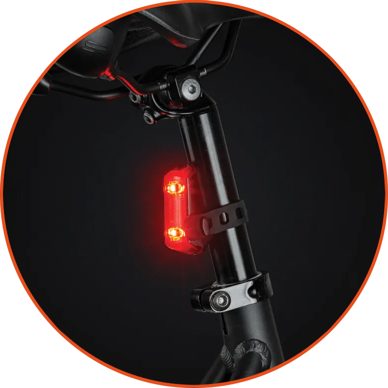 Tylna lampka rowerowa AXA DWN Rear Brake light USB