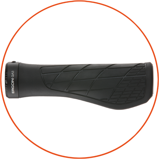 Chwyty rowerowe Ergon GA3 Single Twist-Shift