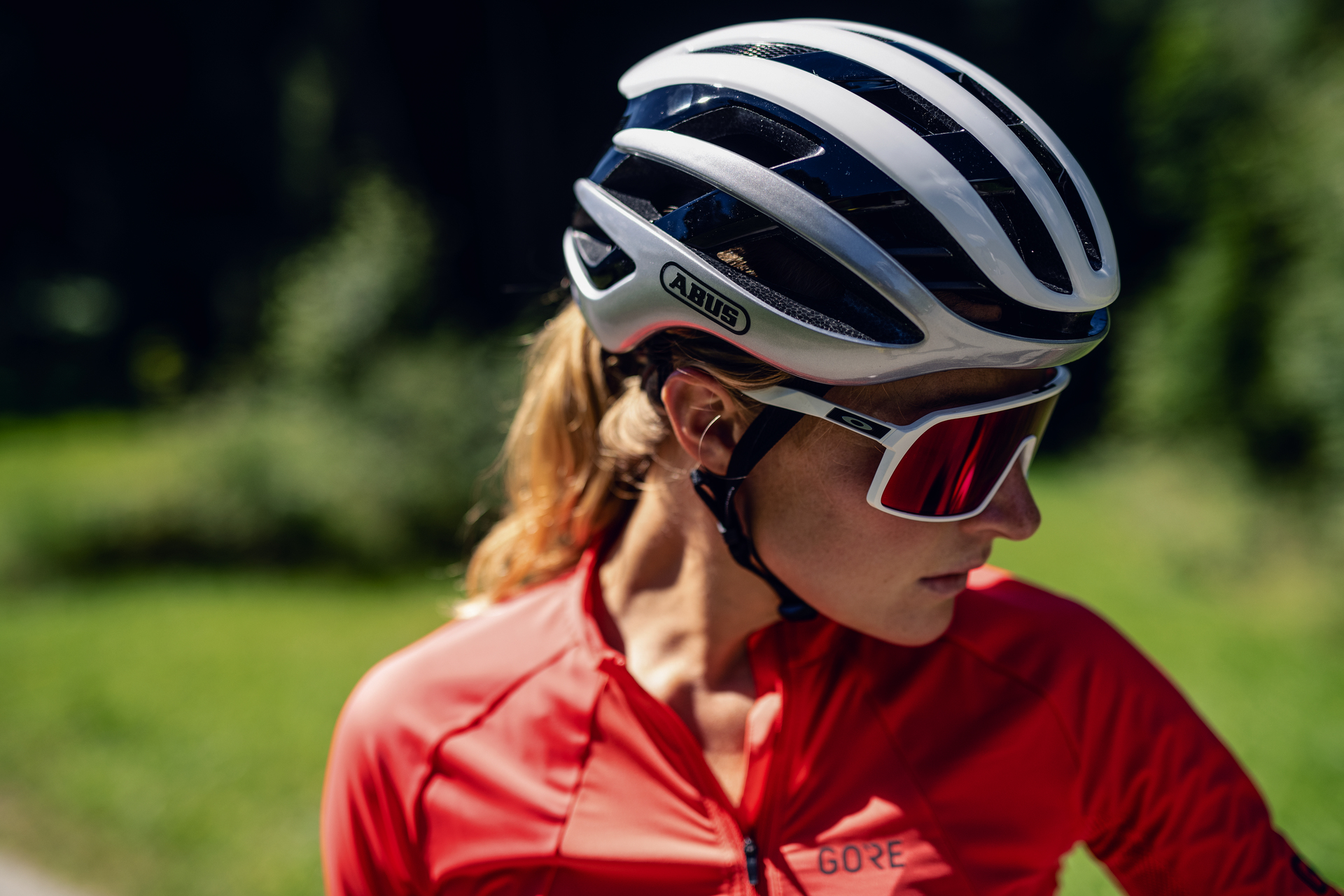 Kask rowerowy Abus AirBreaker Performance Red