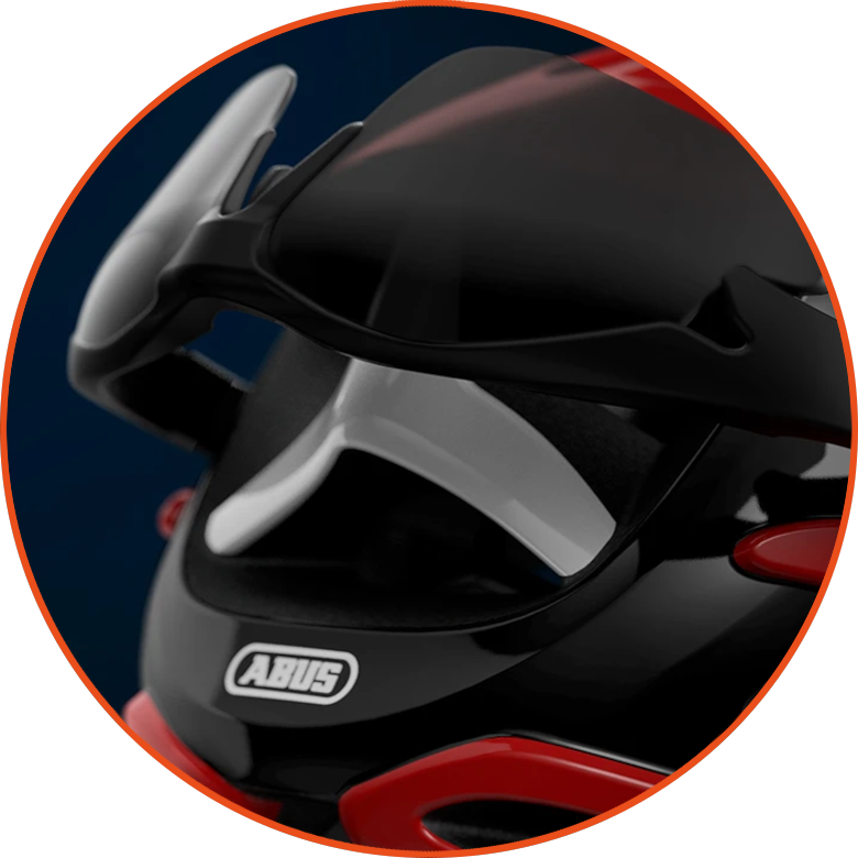 Kask rowerowy Abus AirBreaker Black Red