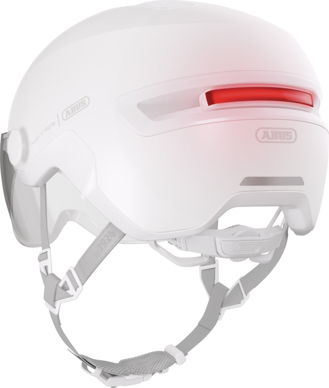 Kask rowerowy Abus HUD-Y ACE Pure White