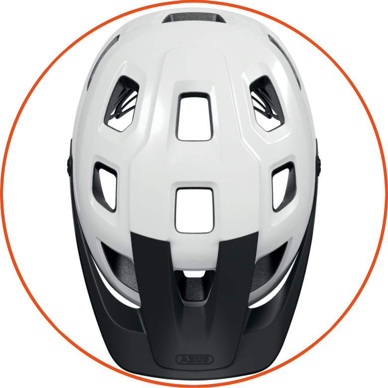 Kask rowerowy Abus MoTrip Shiny White