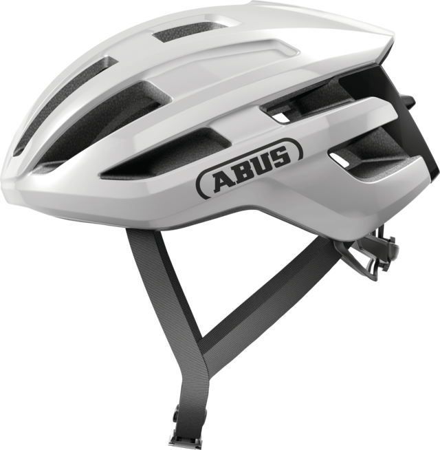 Kask rowerowy Abus PowerDome Shiny White