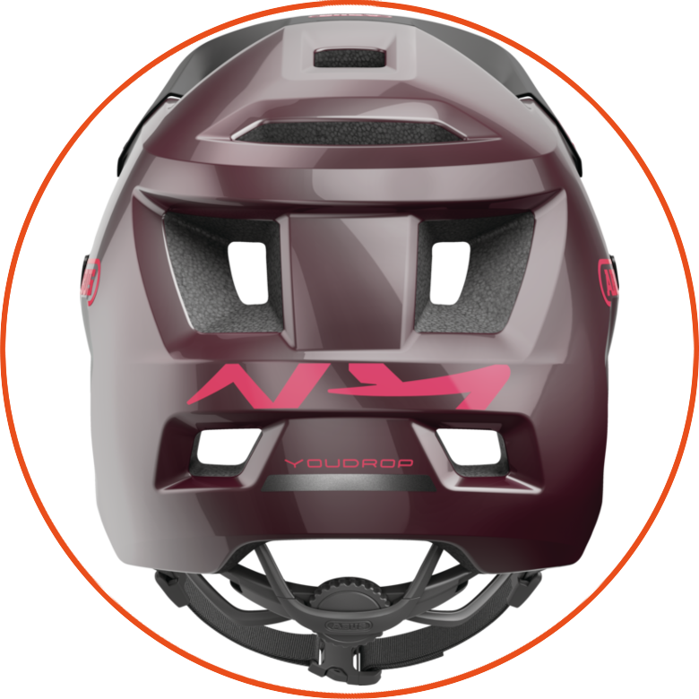 Kask rowerowy Abus YouDrop Wildberry Red S: 48-55 cm