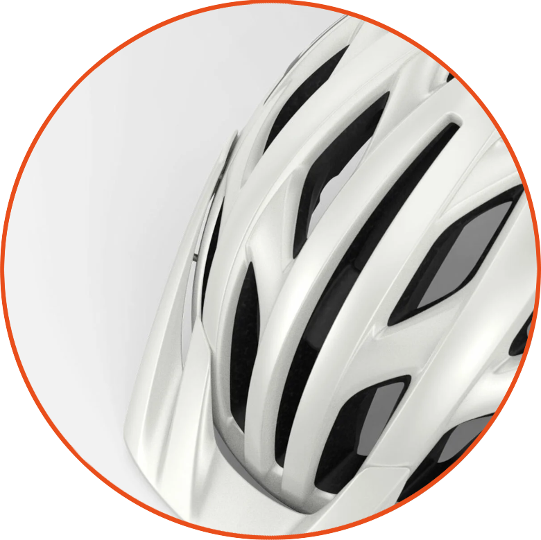 Kask rowerowy MET Veleno White Grey