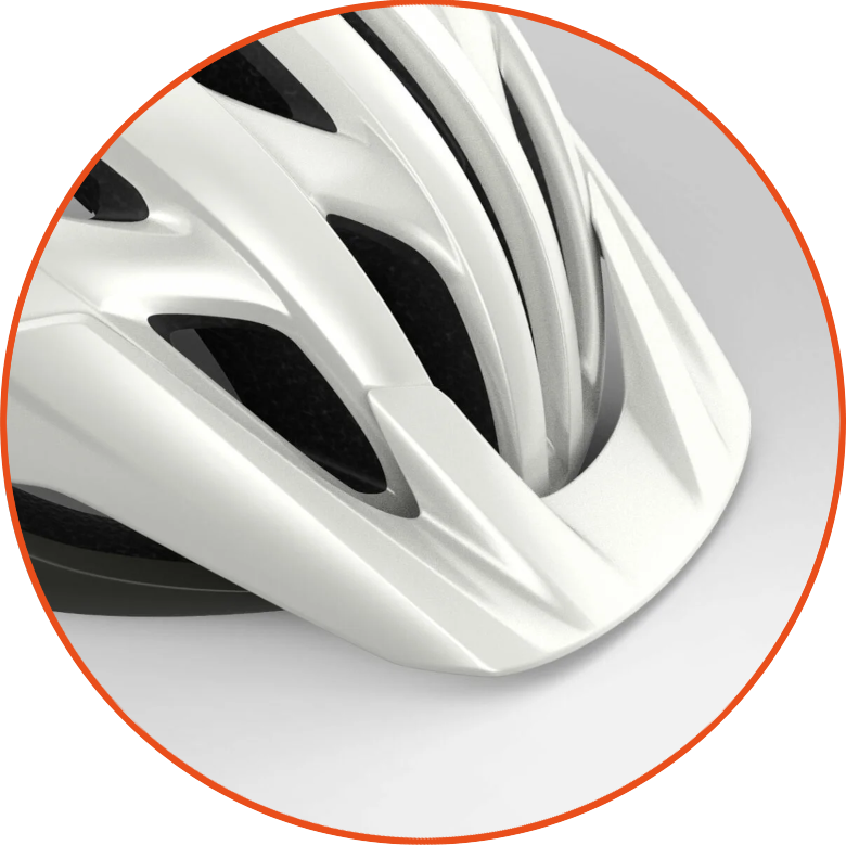 Kask rowerowy MET Veleno White Grey