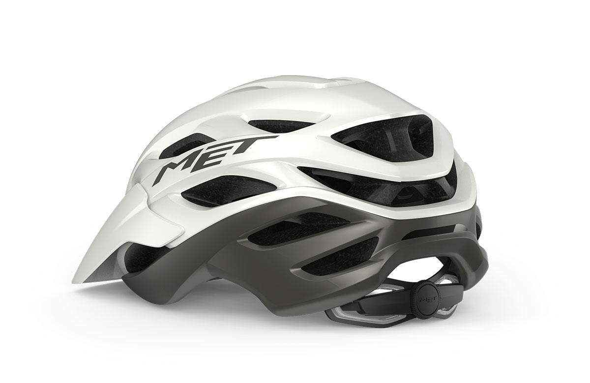 Kask rowerowy MET Veleno White Grey