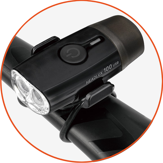 Przednia lampka rowerowa Topeak Headlux 100 USB