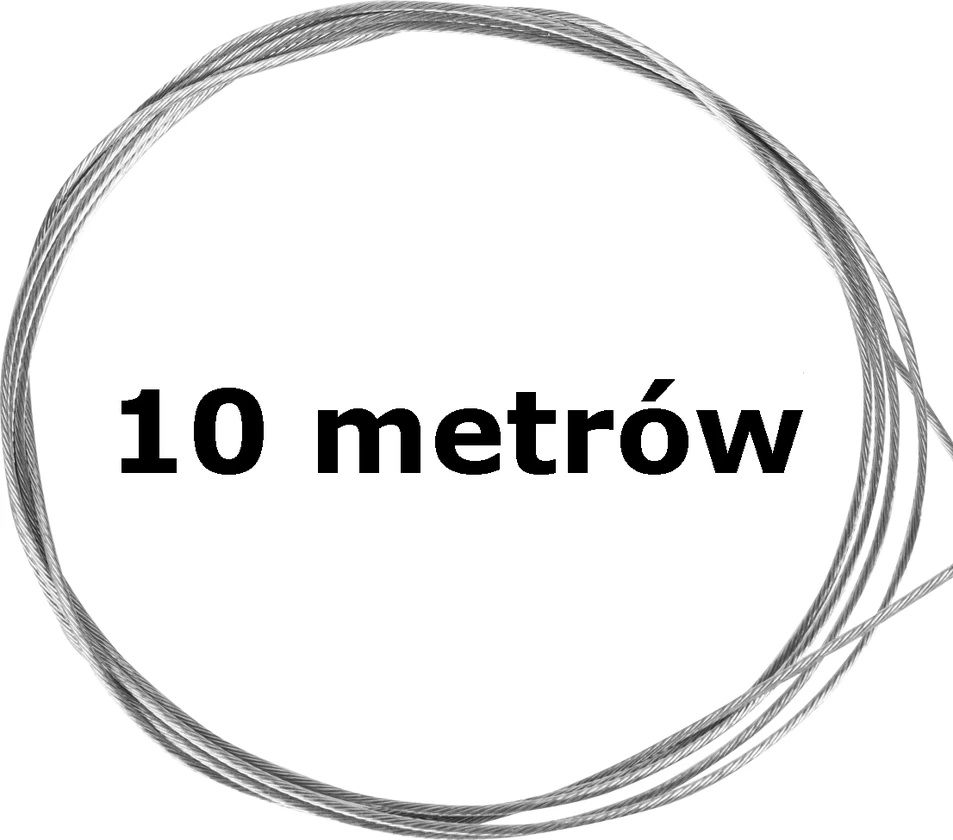 10 metrów linki rowerowej Ø 1-2,0 mm