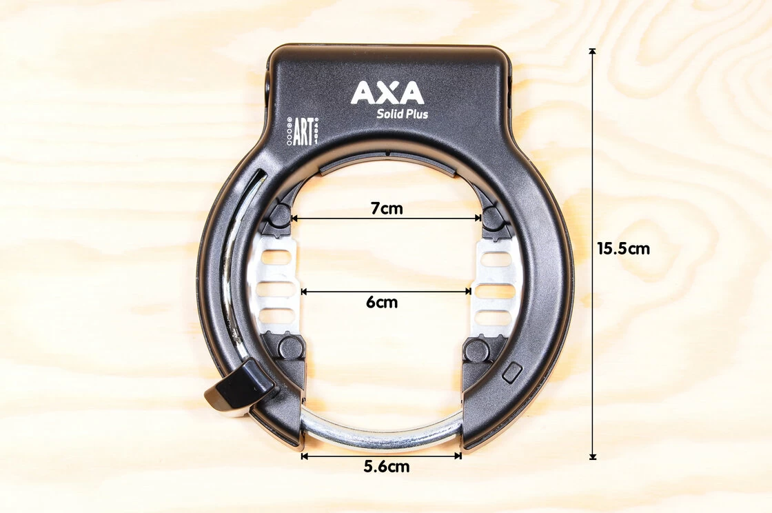 Blokada koła AXA Solid Plus + linka AXA Newton 150