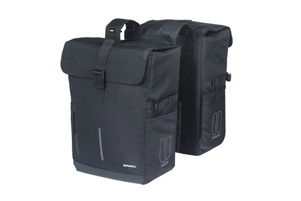 Dwustronna sakwa rowerowa Basil 30L Black