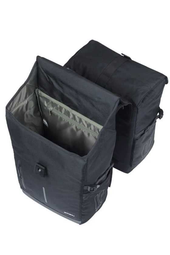 Dwustronna sakwa rowerowa Basil 30L Black