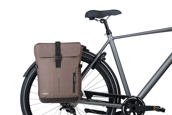 Dwustronna sakwa rowerowa Basil 30L Brown