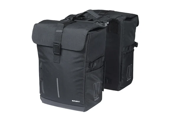 Dwustronna sakwa rowerowa Basil Move 30L MIK 2.0 Black