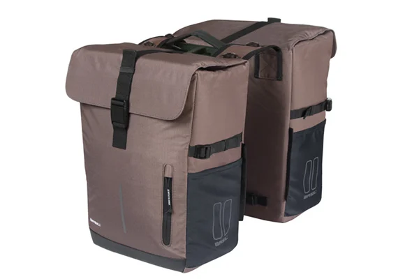 Dwustronna sakwa rowerowa Basil Move 30L MIK 2.0 Brown