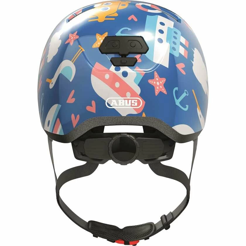 Dziecięcy kask rowerowy Abus Skurb Kid Blue Sailor