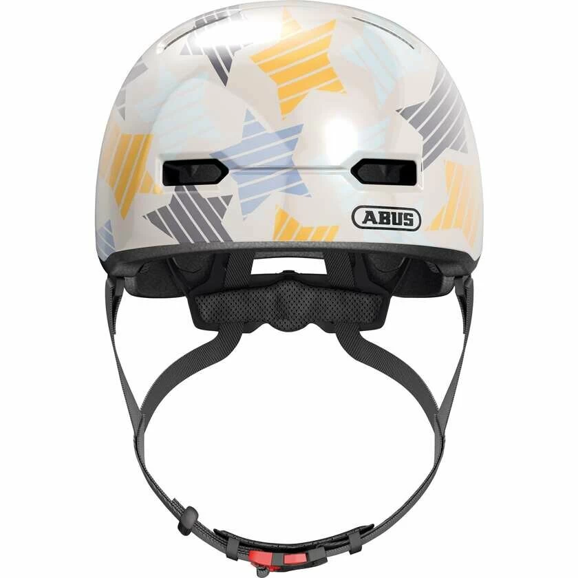 Dziecięcy kask rowerowy Abus Skurb Kid Grey Stars