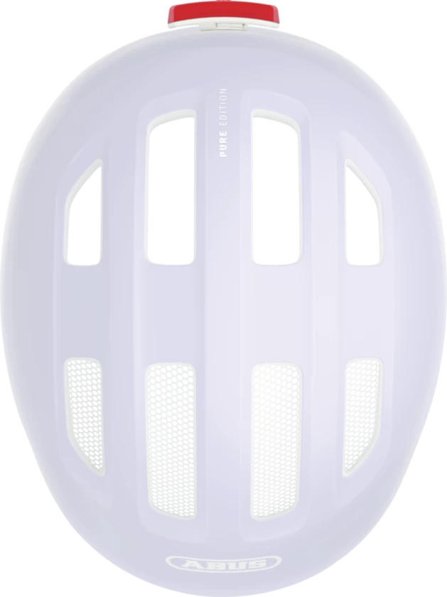 Dziecięcy kask rowerowy ABUS Smiley 3.0 ACE LED Pure Lavender