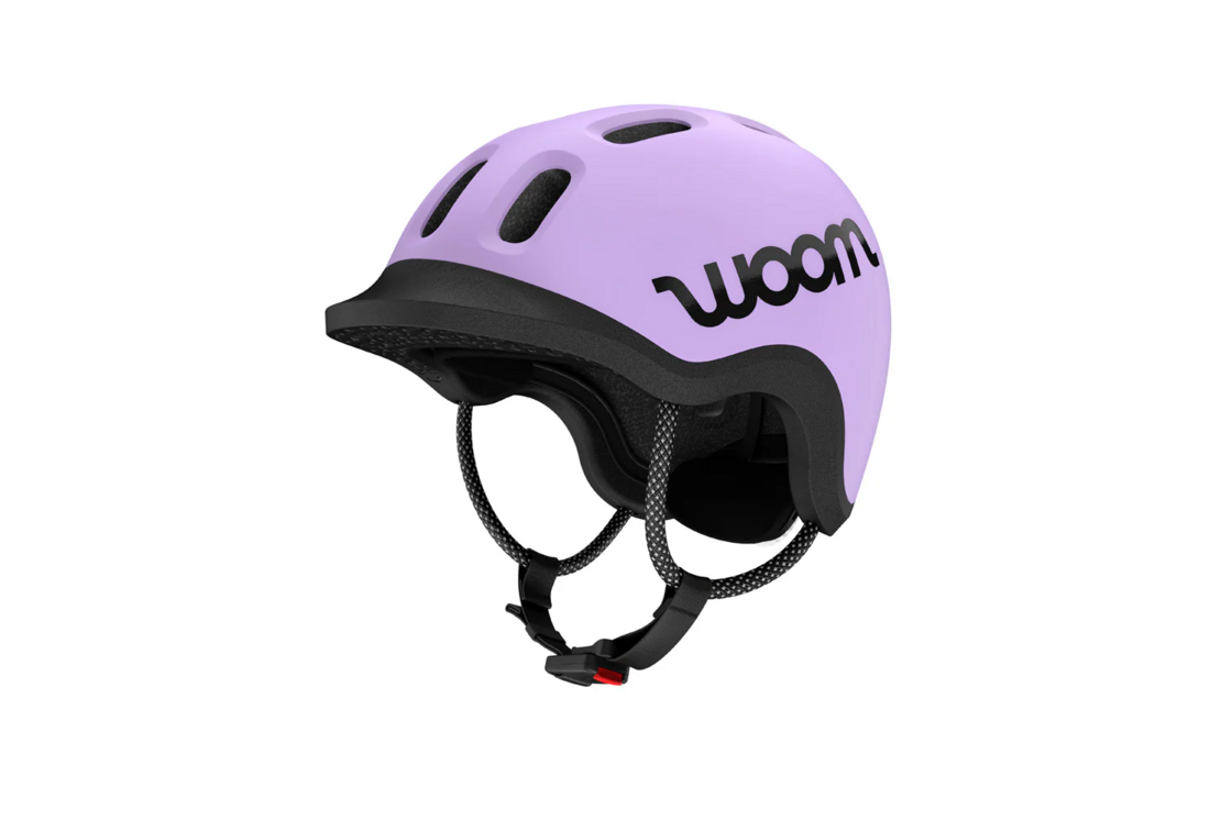 Dziecięcy kask rowerowy woom Ready Lilac S (50-53)