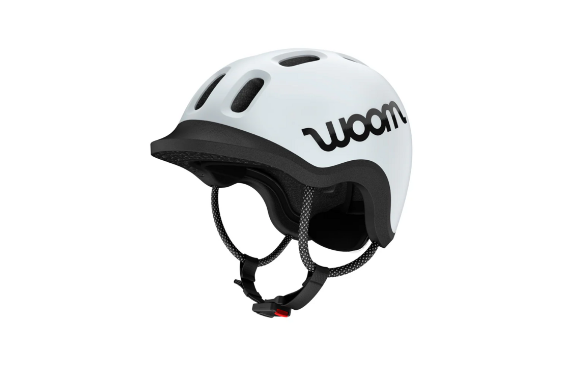 Dziecięcy kask rowerowy woom Ready Pale Grey S (50-53)