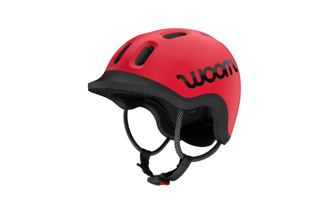 Dziecięcy kask rowerowy woom Ready Red S (50-53)