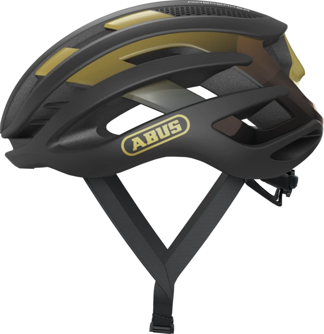 Kask rowerowy Abus AirBreaker Black Gold