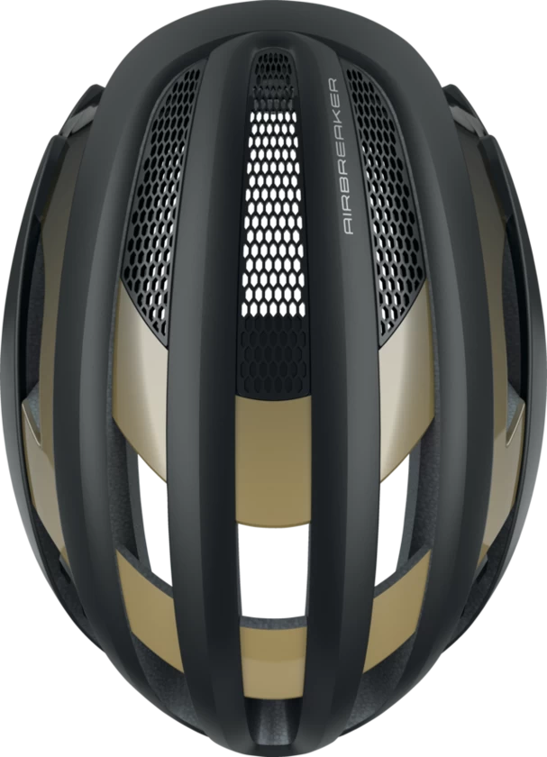 Kask rowerowy Abus AirBreaker Black Gold