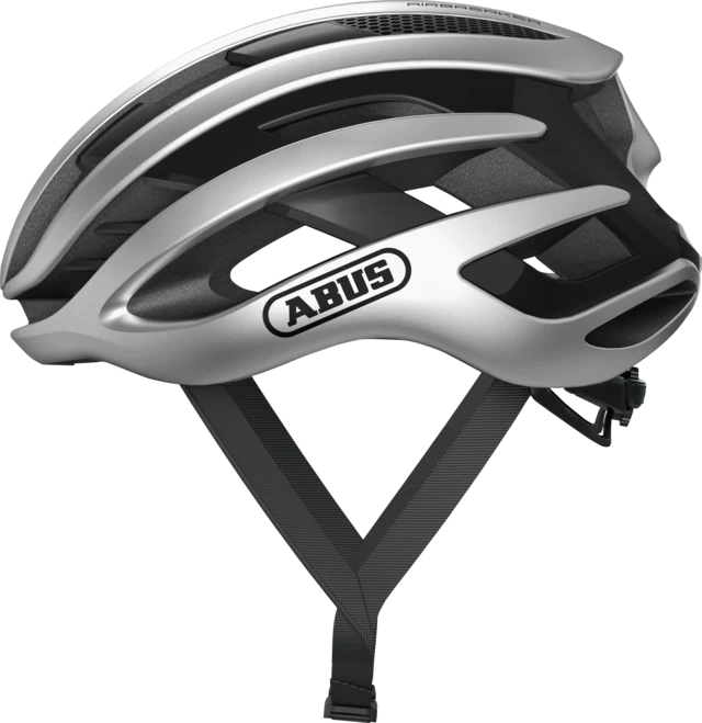 Kask rowerowy Abus AirBreaker Gleam Silver