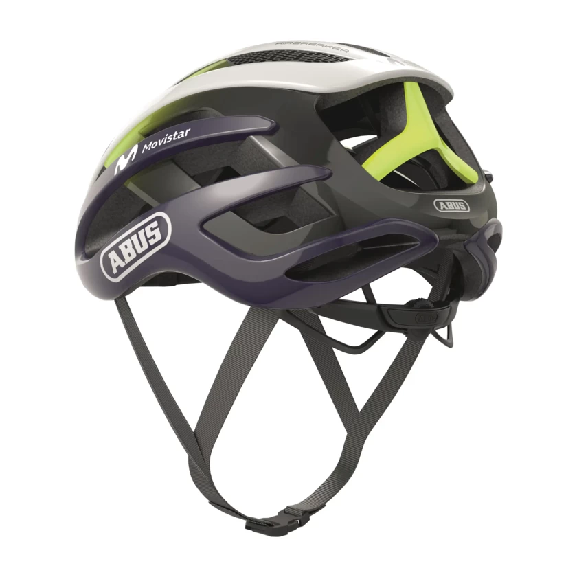 Kask rowerowy Abus AirBreaker Movistar Team 23