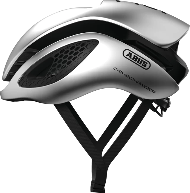 Kask rowerowy Abus GameChanger Gleam Silver