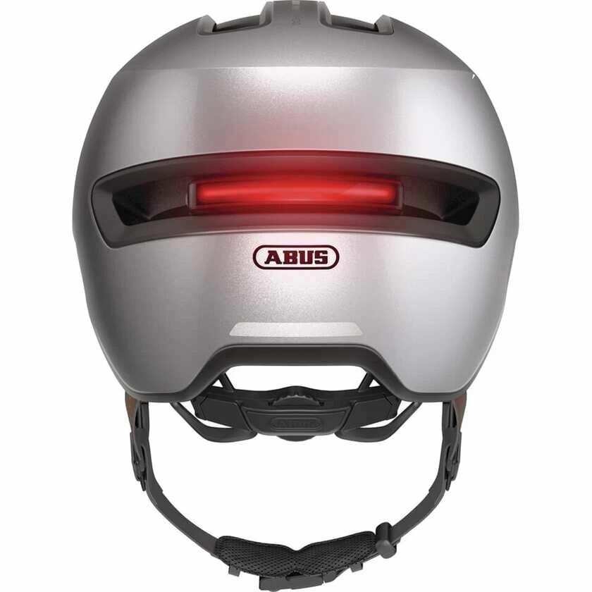 Kask rowerowy Abus HUD-Y Gleam Silver