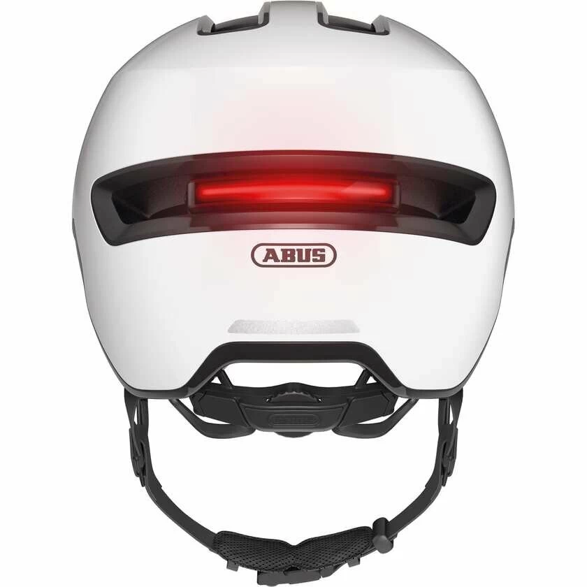 Kask rowerowy Abus HUD-Y Shiny White