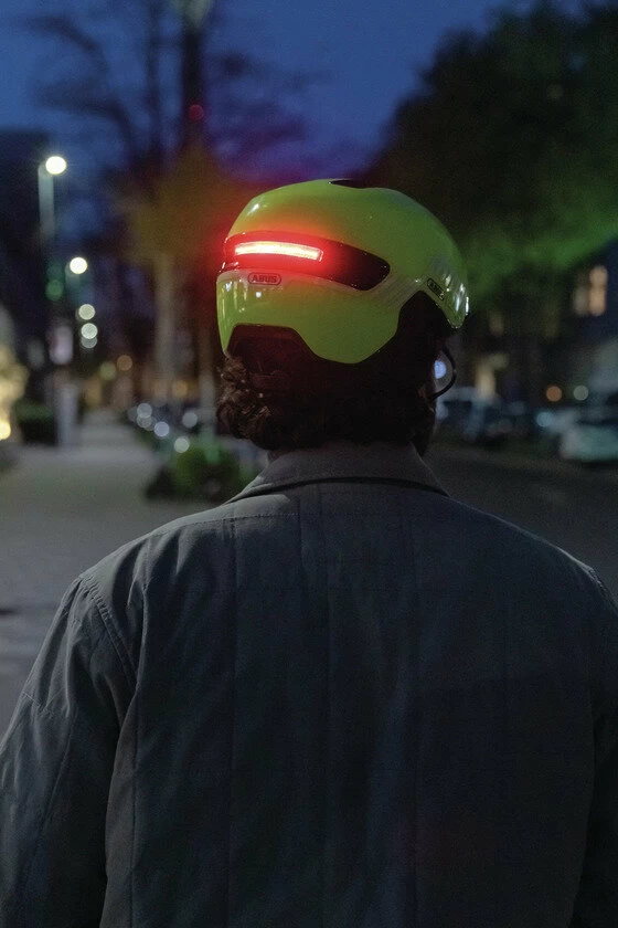 Kask rowerowy Abus HUD-Y Signal Yellow