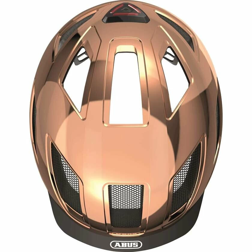 Kask rowerowy ABUS Hyban 2.0 Chrome Rose