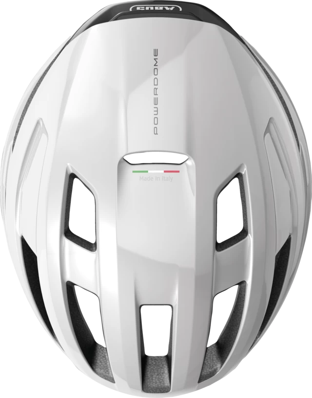 Kask rowerowy Abus PowerDome Shiny White