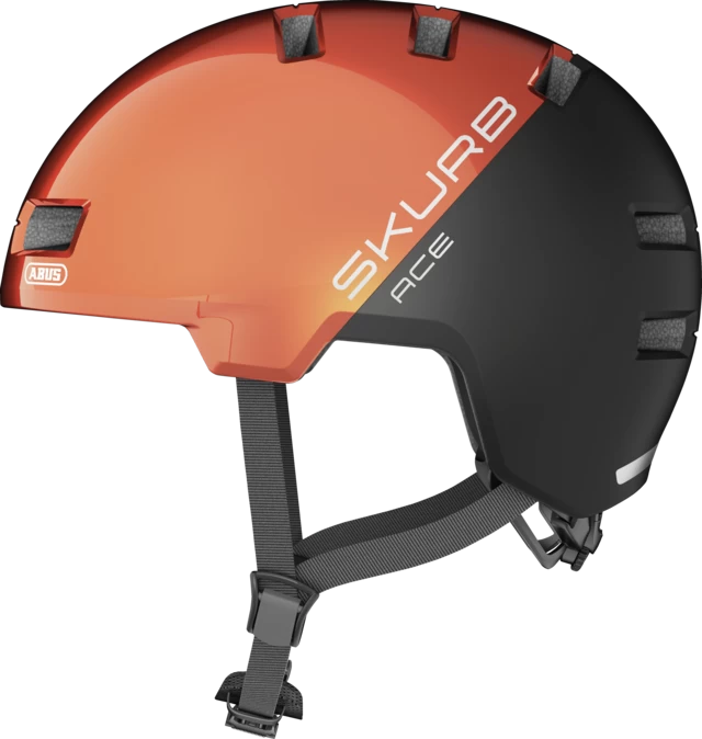 Kask rowerowy Abus Skurb ACE Goldfish Orange