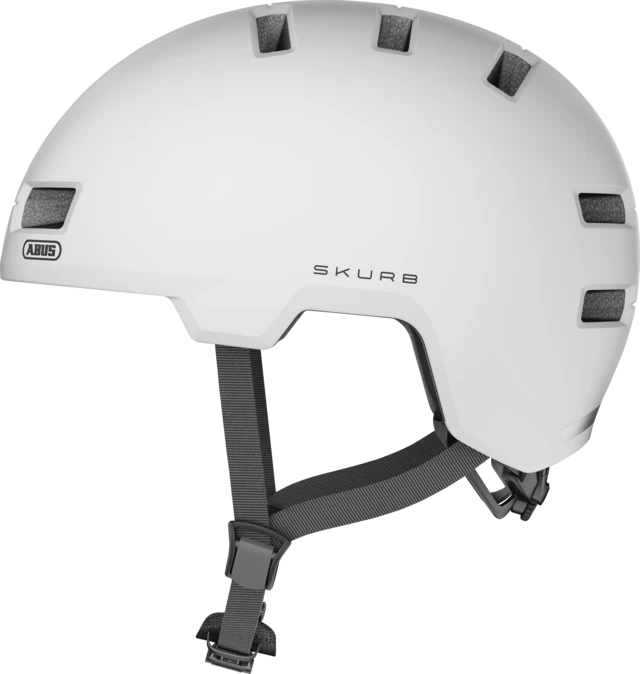 Kask rowerowy Abus Skurb Pearl White