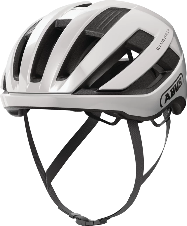 Kask rowerowy Abus WingBack Shiny White