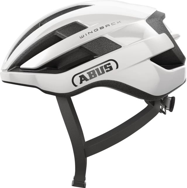 Kask rowerowy Abus WingBack Shiny White