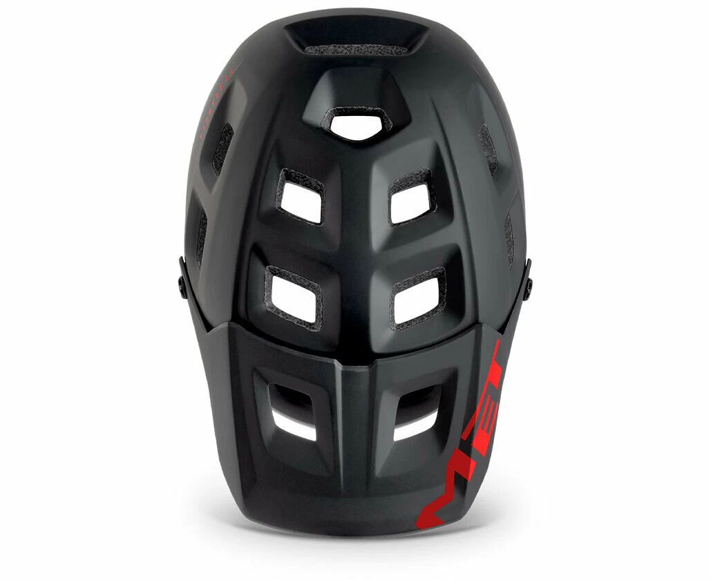 Kask rowerowy MET Terranova Black/Red