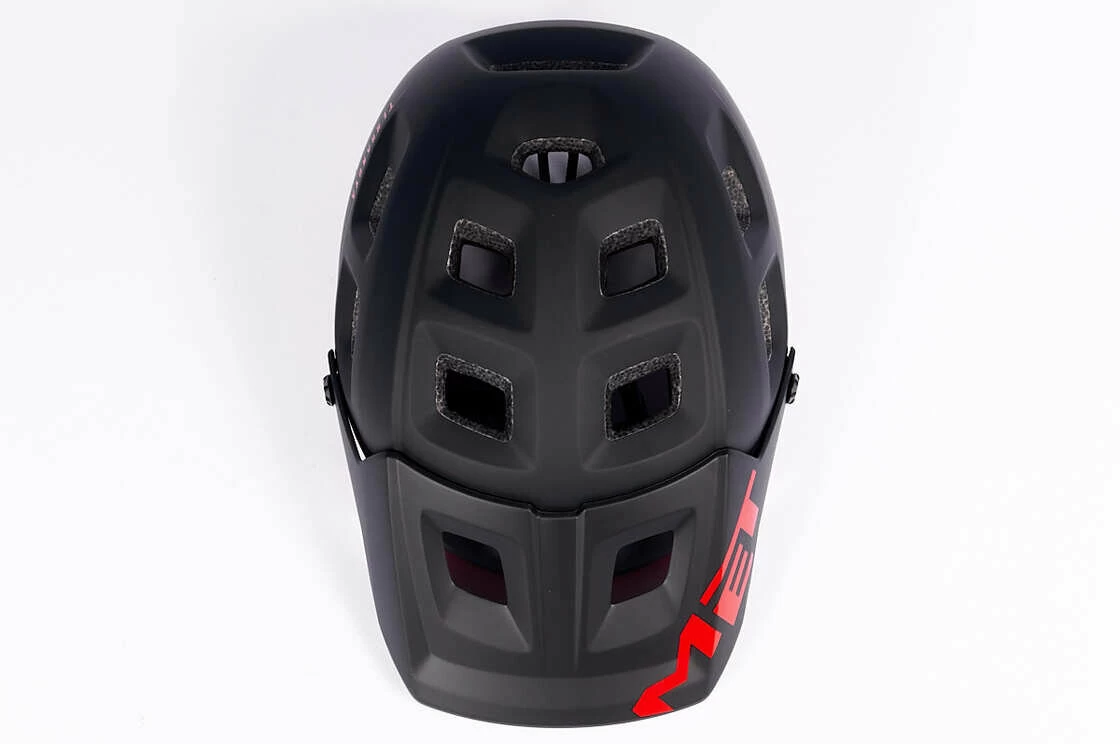 Kask rowerowy MET Terranova Black/Red