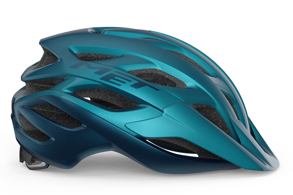 Kask rowerowy MET Veleno Blue M: 56-58 cm