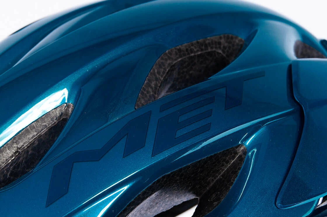 Kask rowerowy MET Veleno Blue M: 56-58 cm