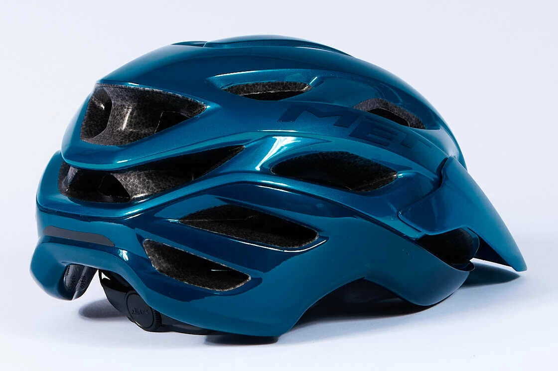 Kask rowerowy MET Veleno Blue M: 56-58 cm