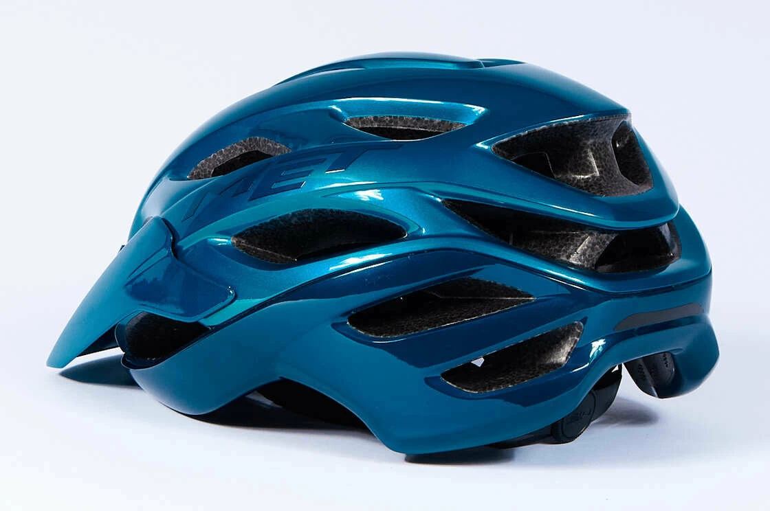 Kask rowerowy MET Veleno Blue M: 56-58 cm