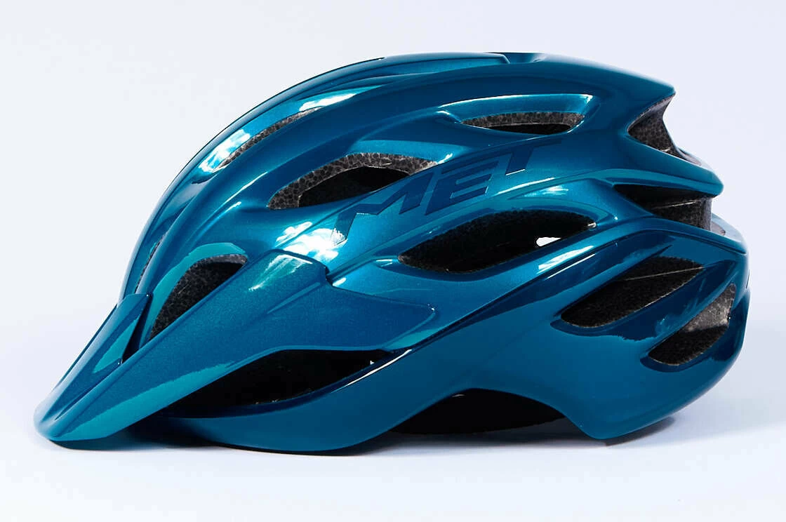 Kask rowerowy MET Veleno Blue M: 56-58 cm