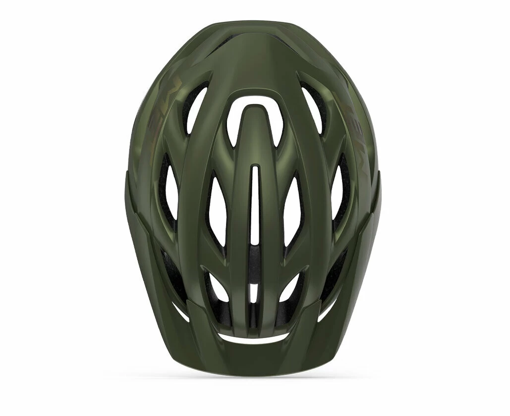 Kask rowerowy MET Veleno Olive Iridescent