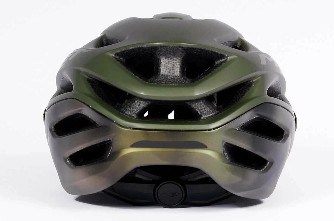 Kask rowerowy MET Veleno Olive Iridescent