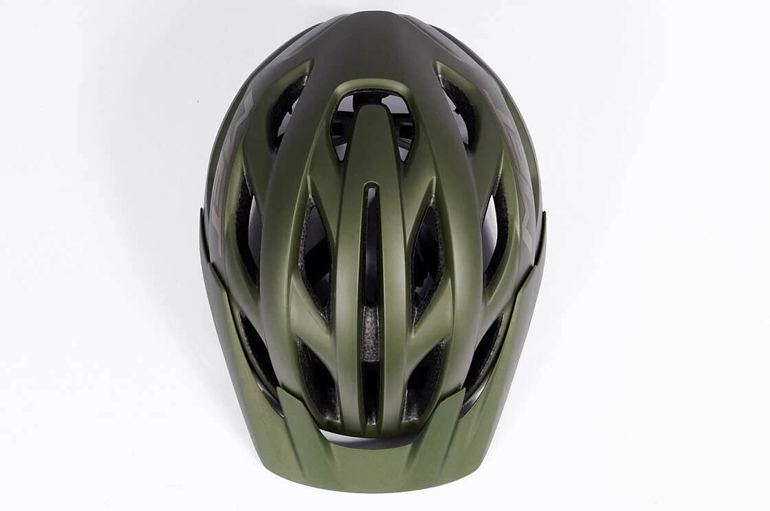 Kask rowerowy MET Veleno Olive Iridescent