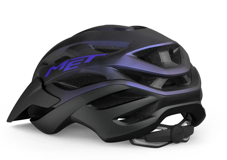 Kask rowerowy MET Veleno Purple Rozmiar M: 56-58 cm